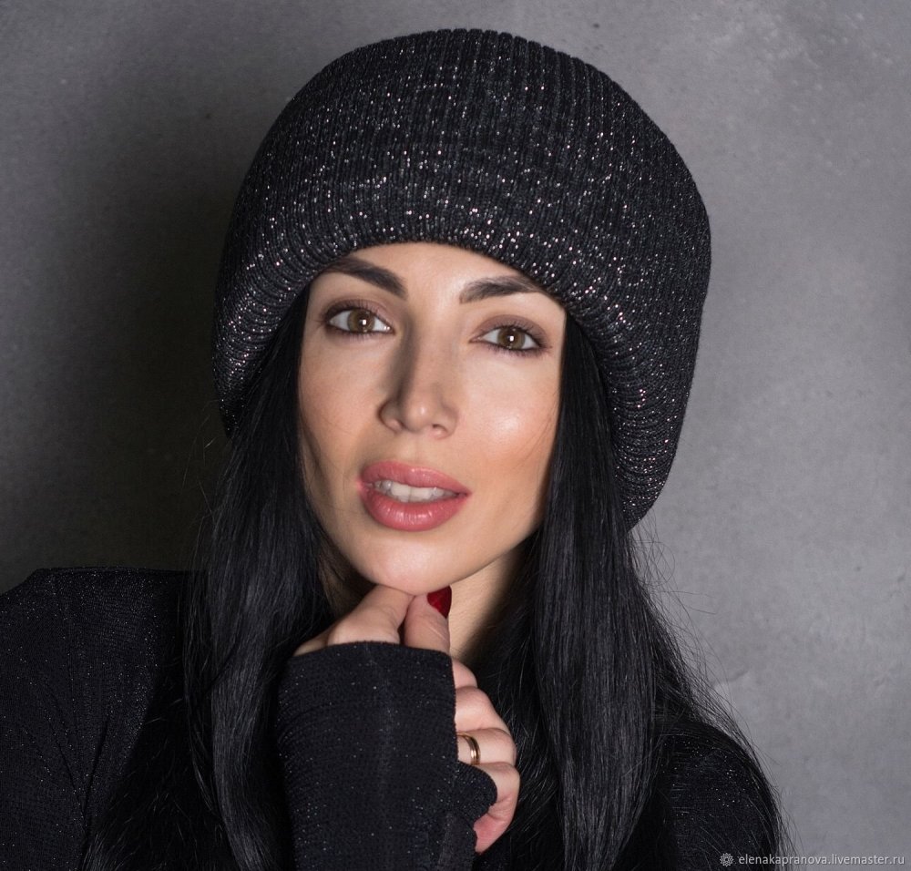 Шапка с люрексом