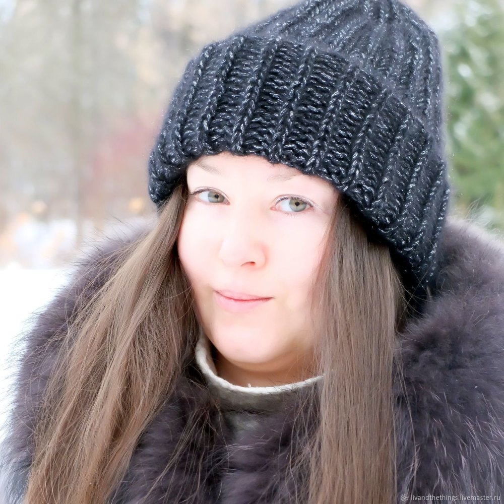 Ирина Снежная вязание шапки