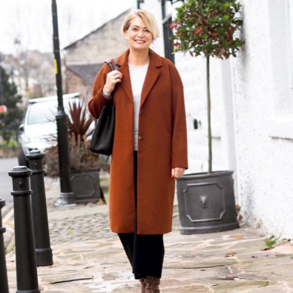 Пальто прямое Бурда