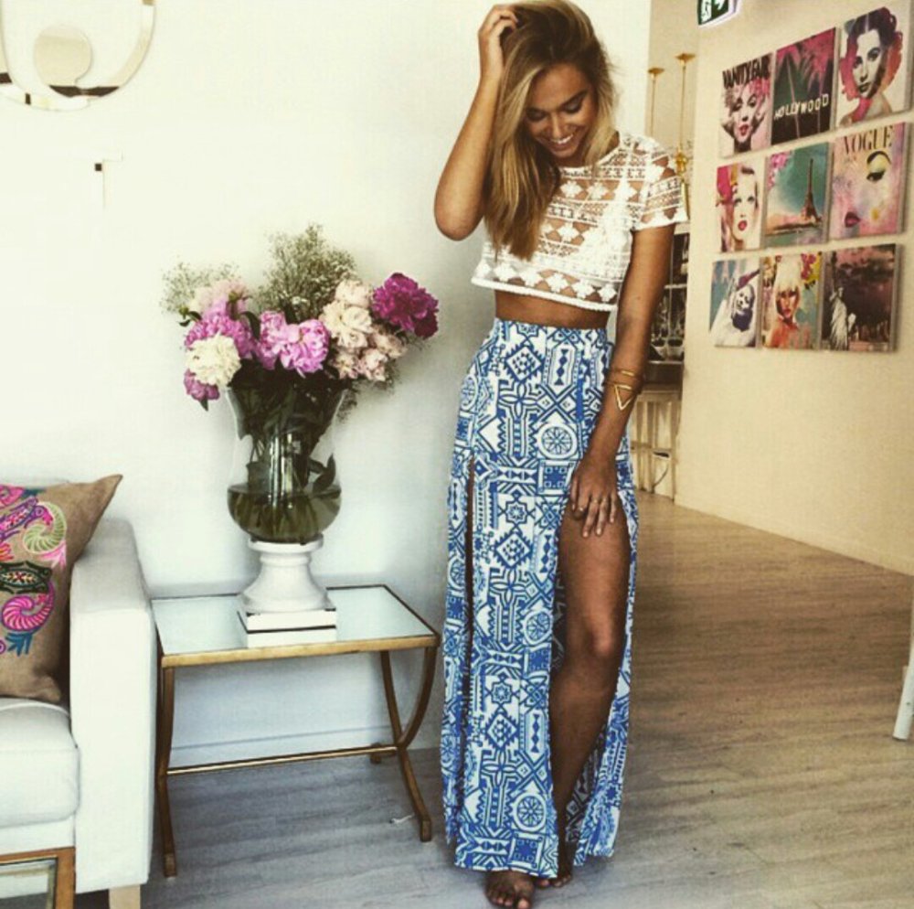 Кастом юбки Инстаграм модели