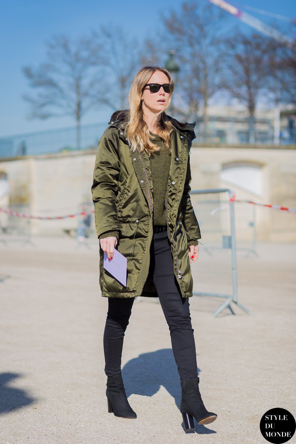 Шарф с паркой