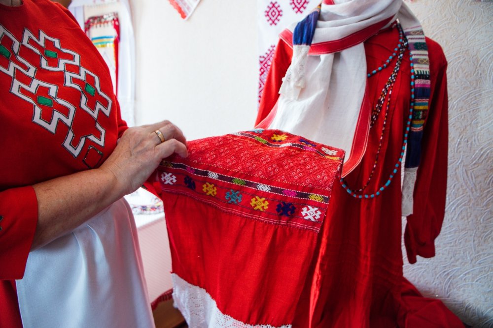 Чувашский костюм средненизовых чувашей