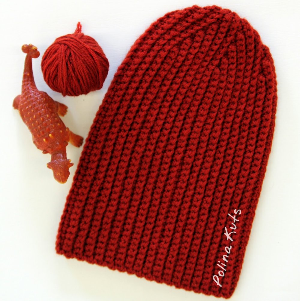 Полина Кутс шапка бини