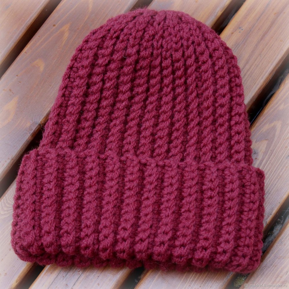 Шапка с фиксированным отворотом