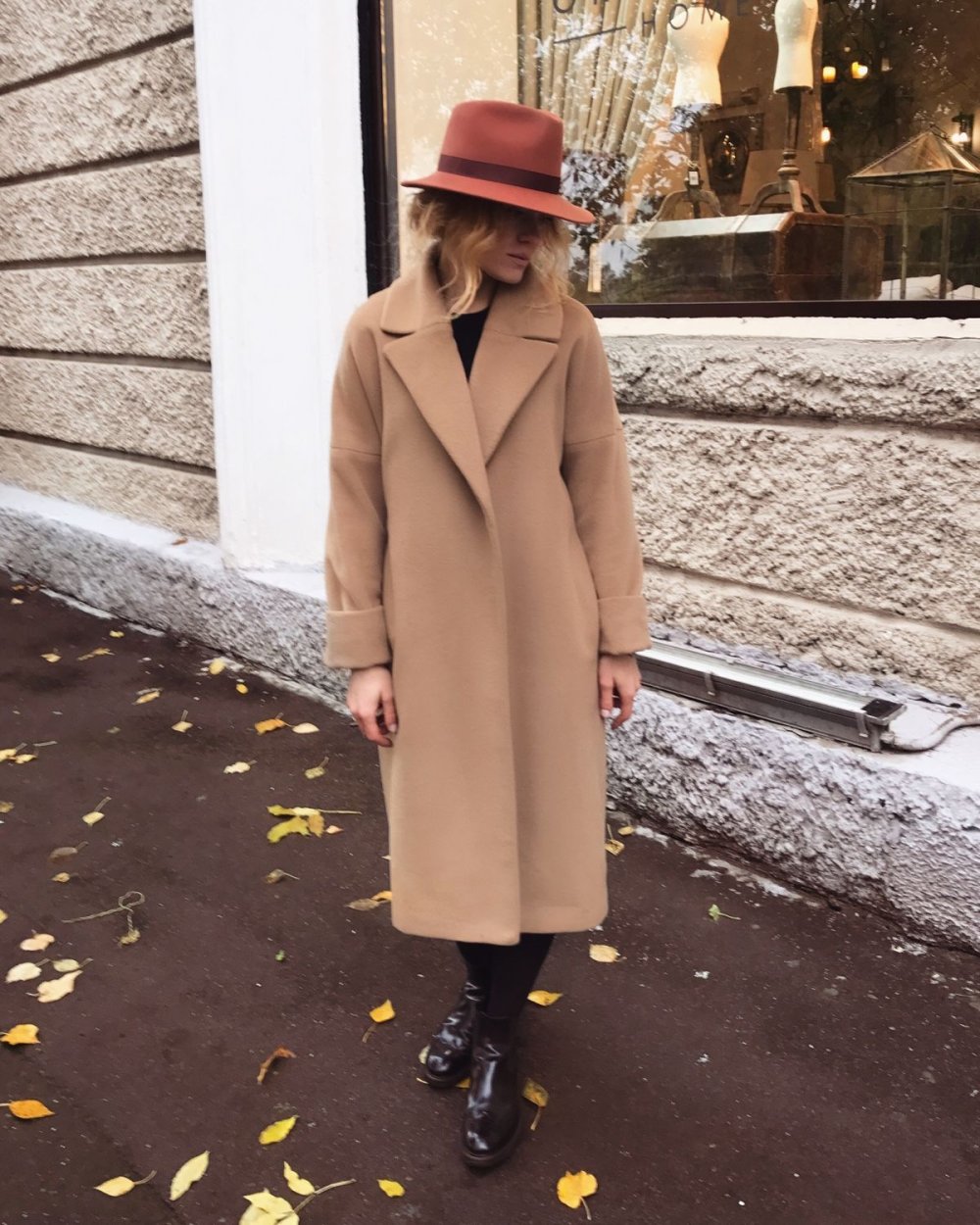 Пальто миди стрит стайл