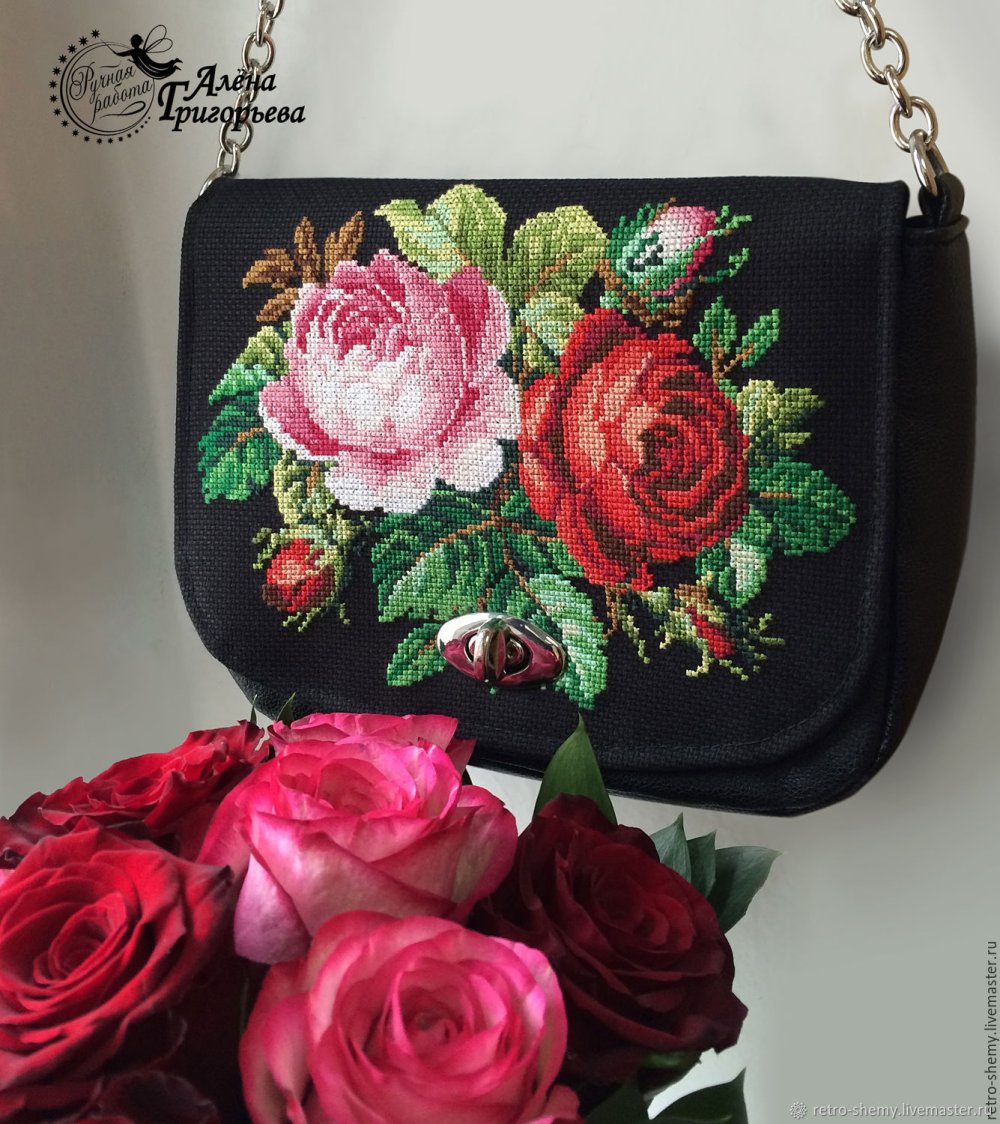 Сумки вышитые крестом