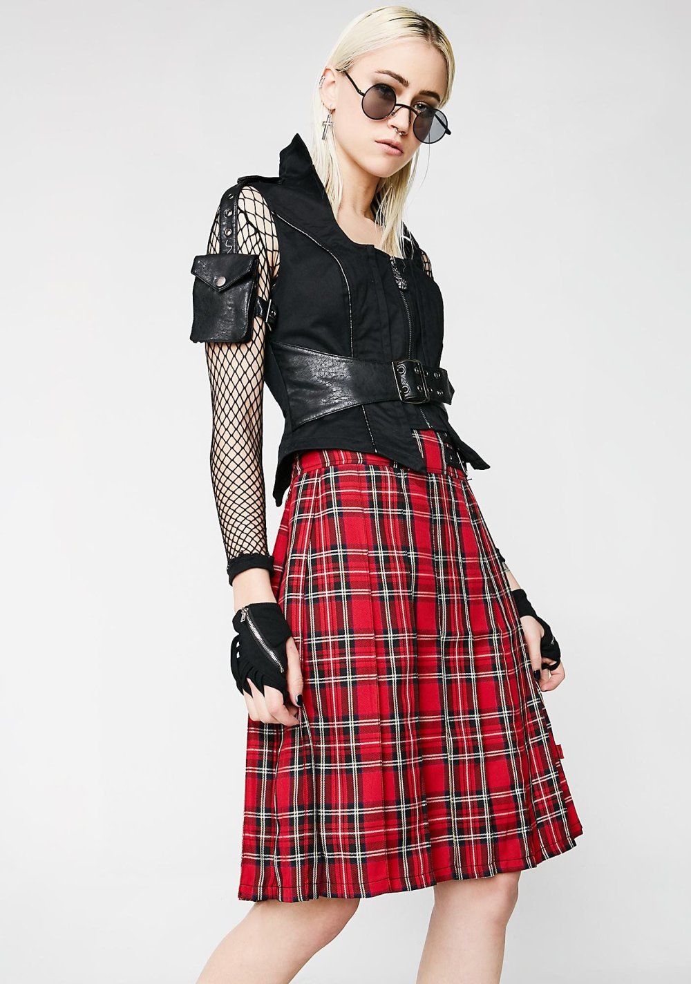 Платье в клетку