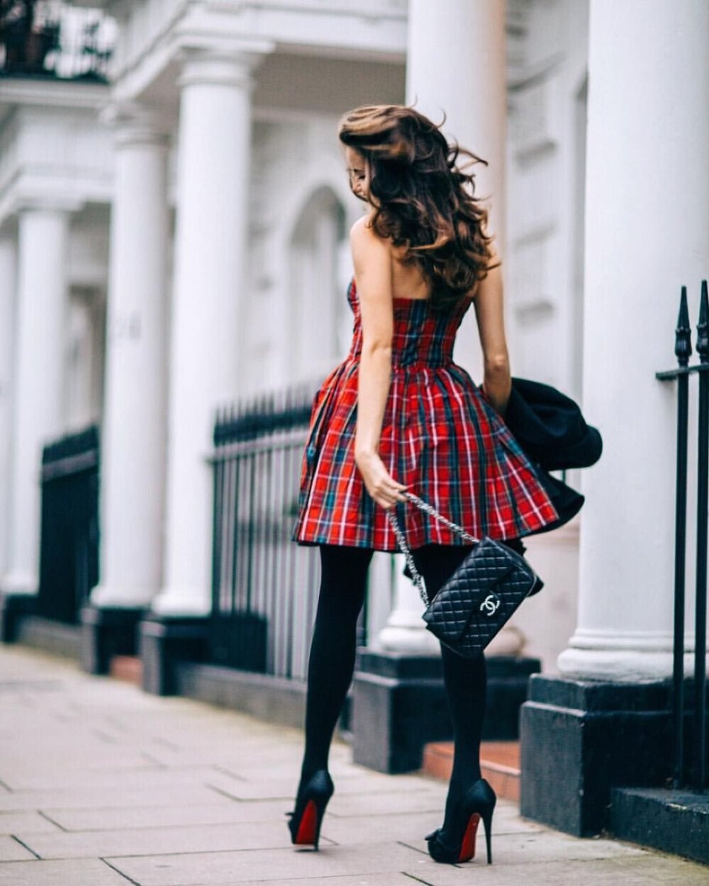 Платье шотландка