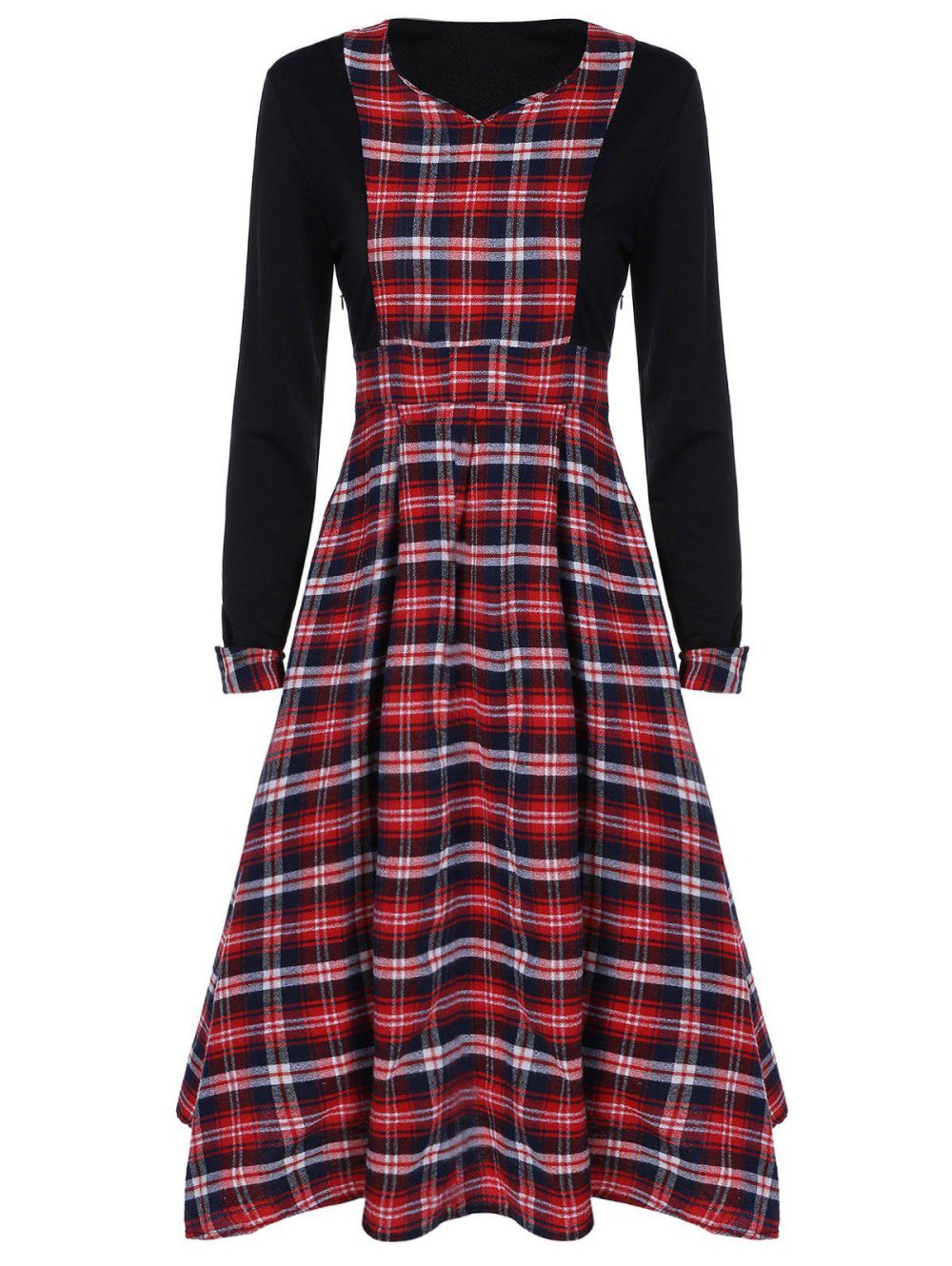 Клетчатое платье для девочки