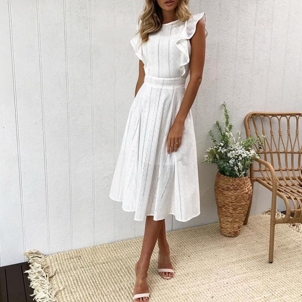 Платье из хлопка