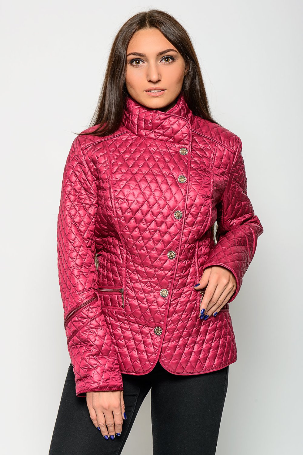 Куртка женская красная демисезонная