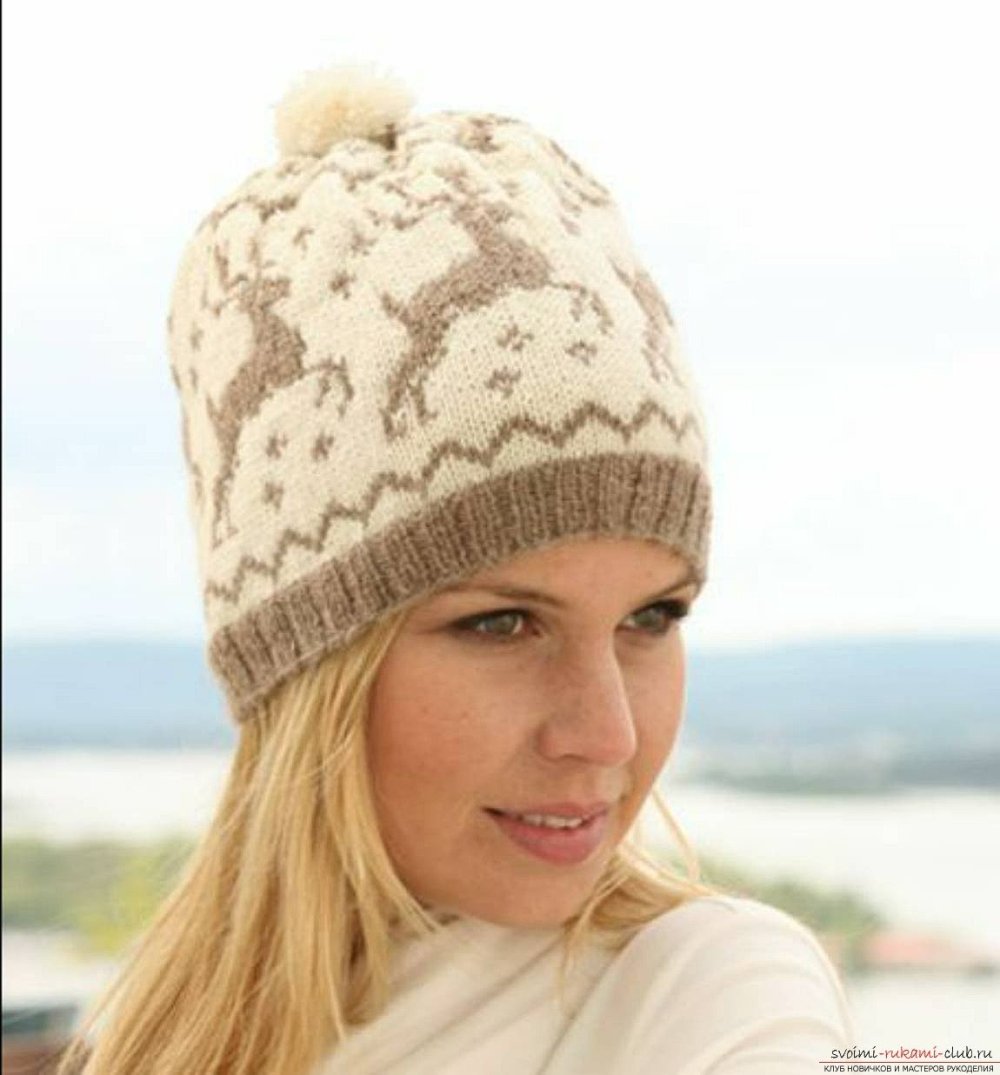 Шапка жаккардом