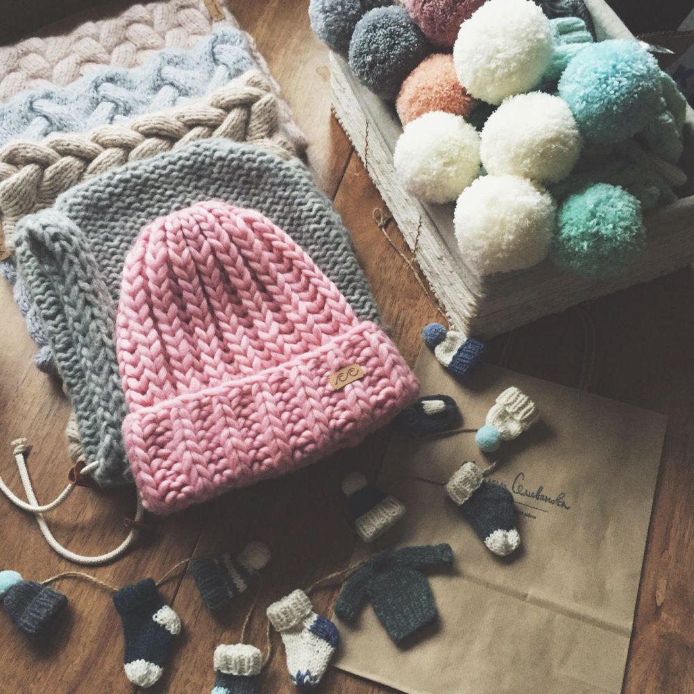 Скандинавская шапка крючком