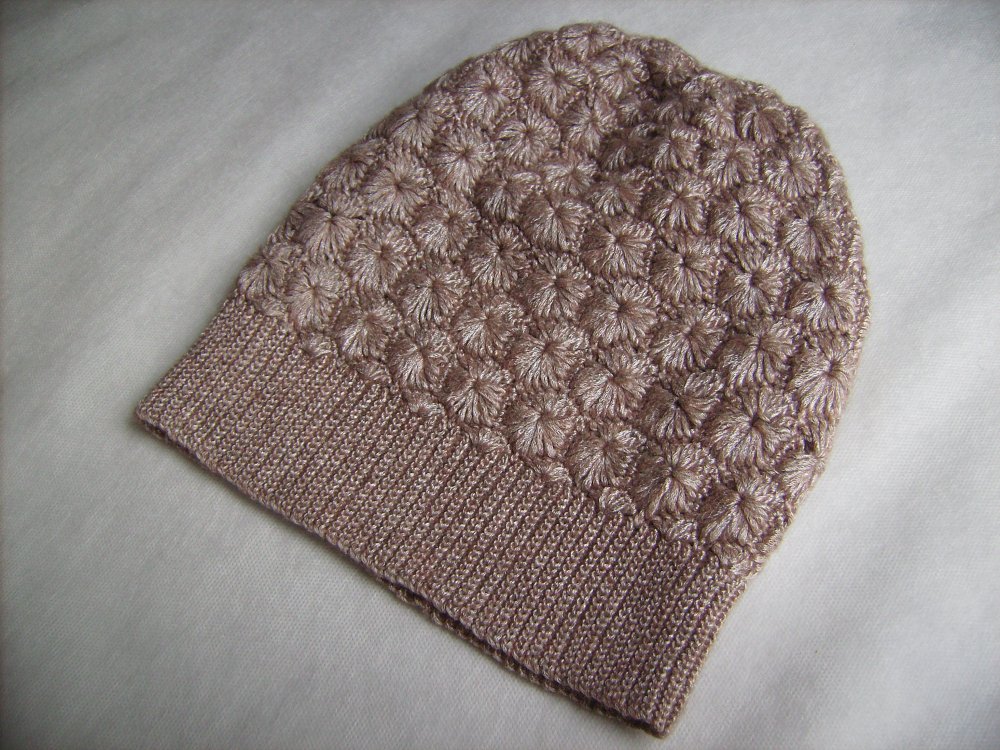 Шапка крючком от резинки