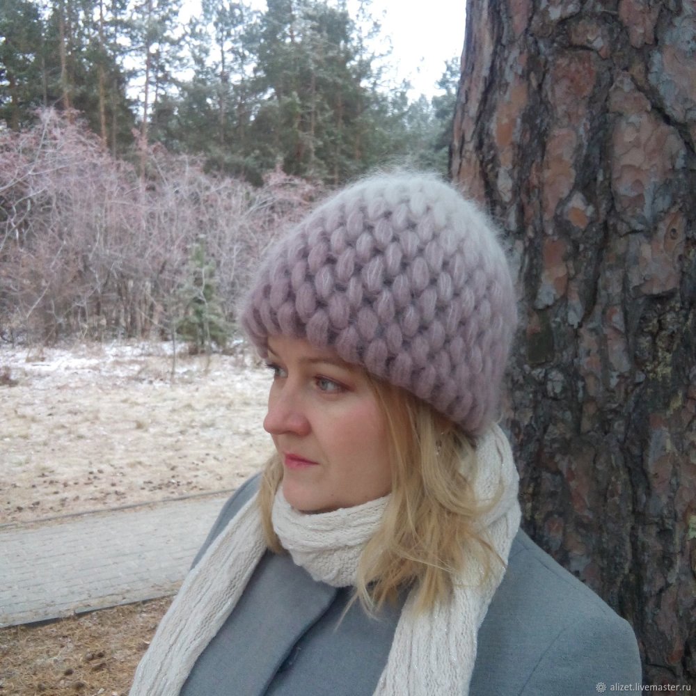 Шапка из мохера