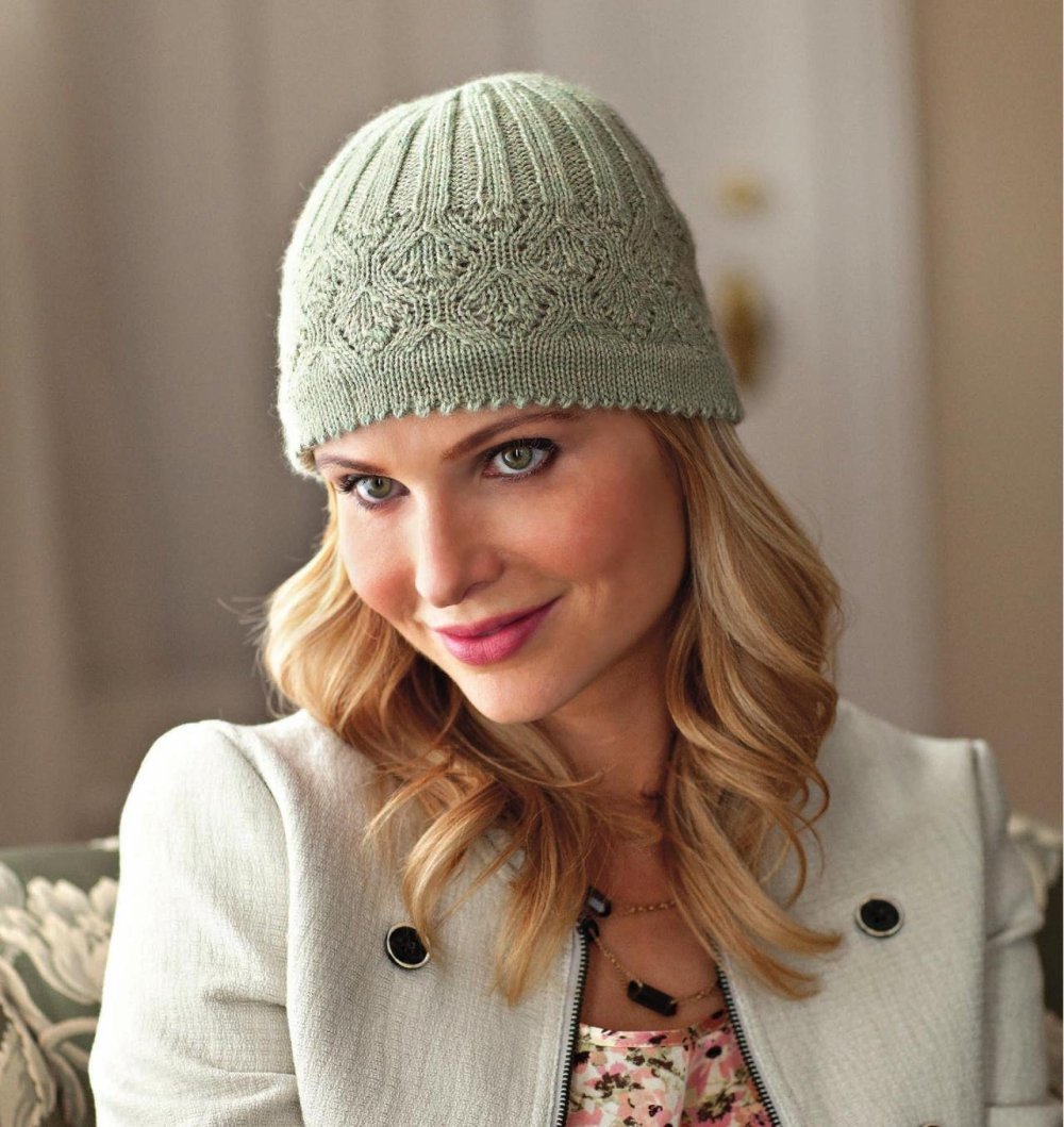 Вязание шапки спицами