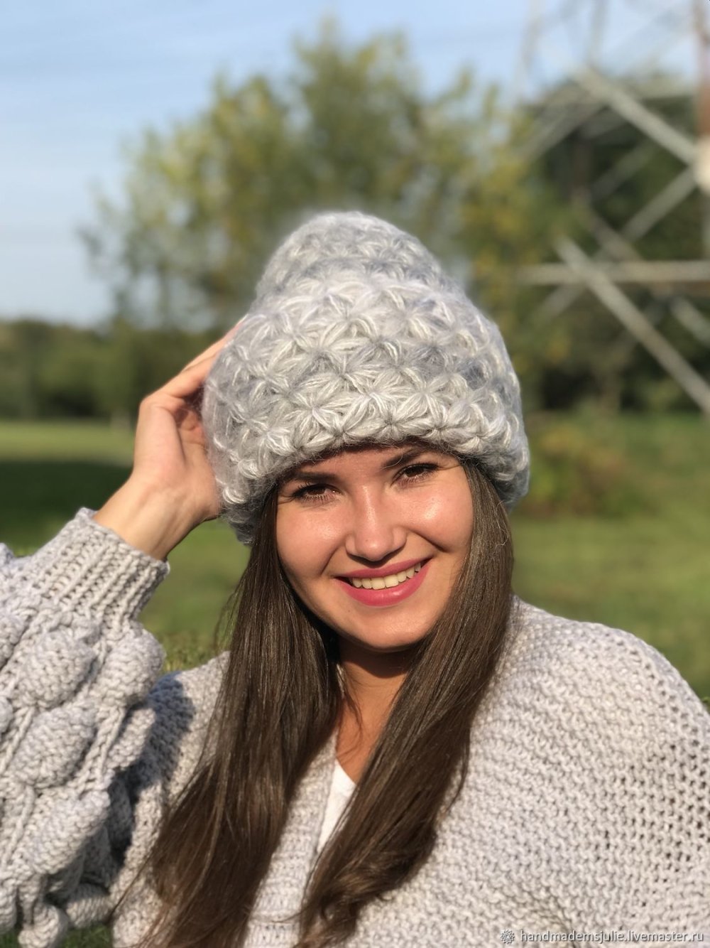 Шапка спицами