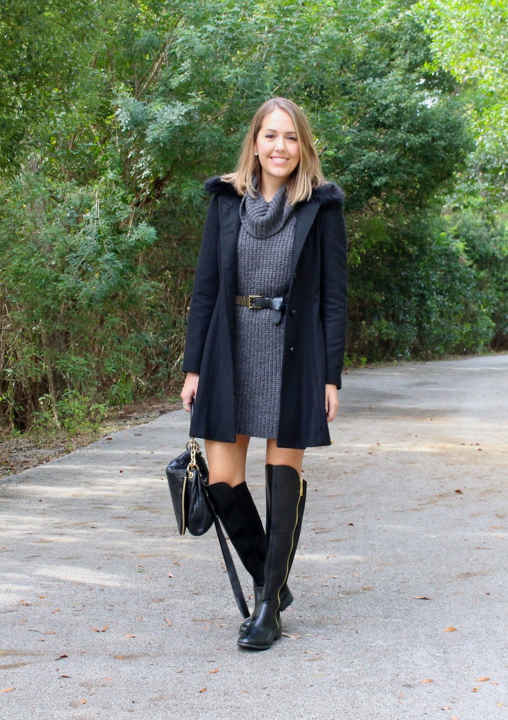 Свитер с юбкой