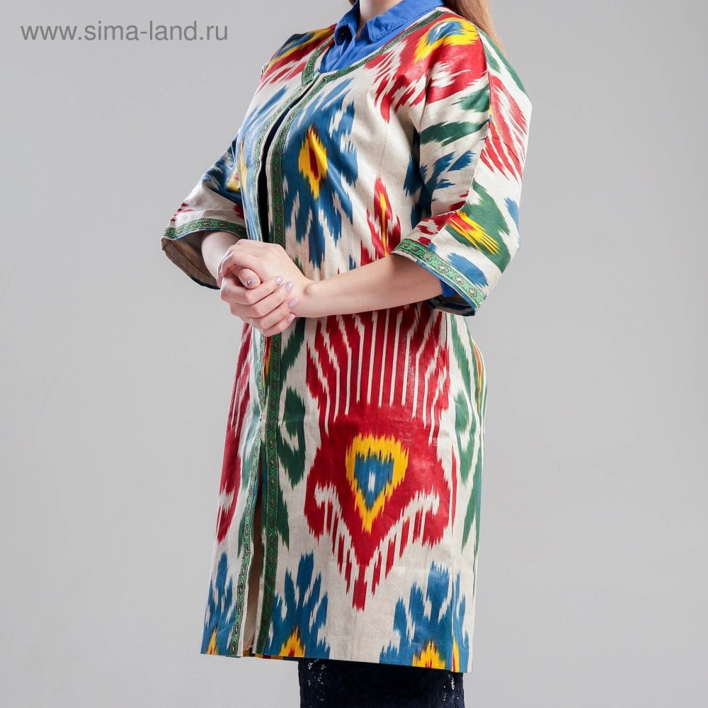 Платье Хан-атлас икат