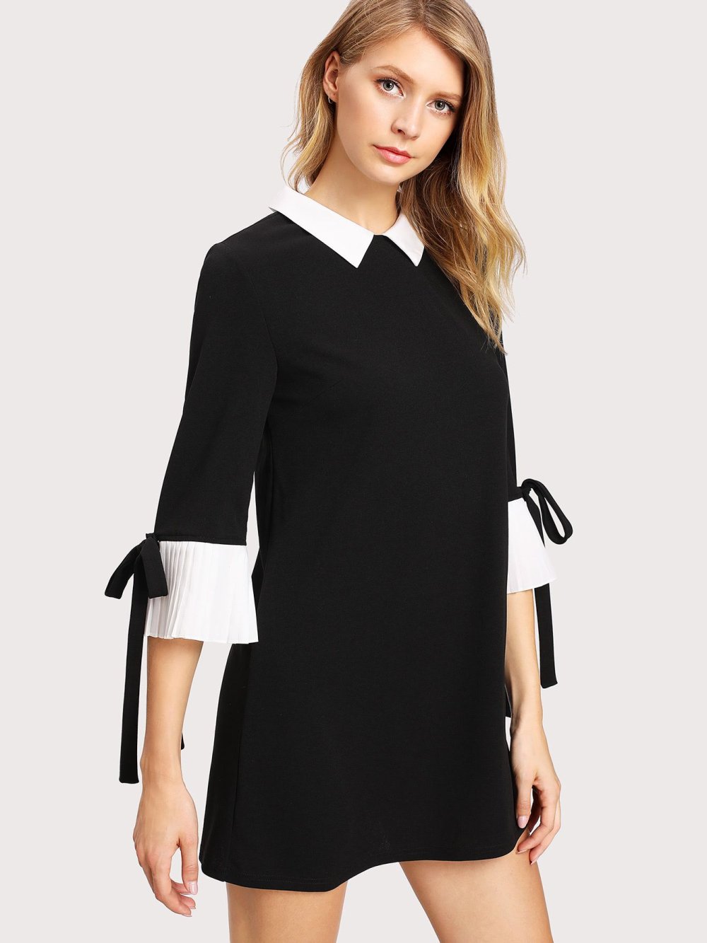 Платье с объемными рукавами Zara