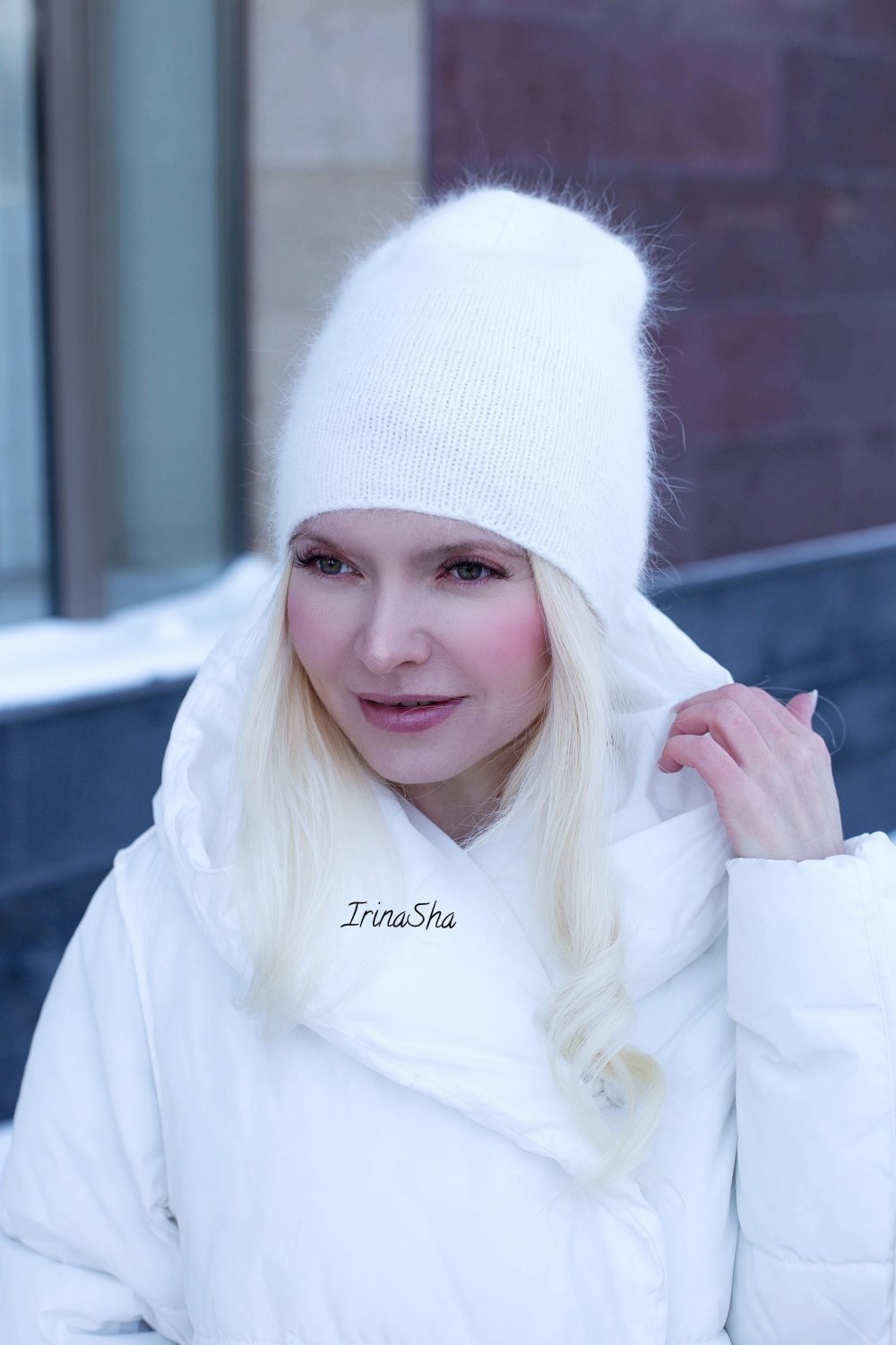 Шапка бини Ольга Макшеева