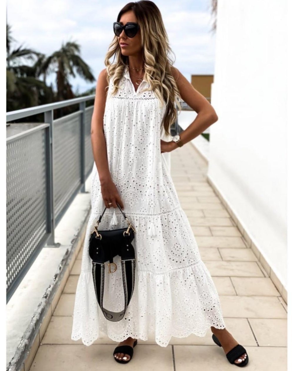 Платье из прошвы