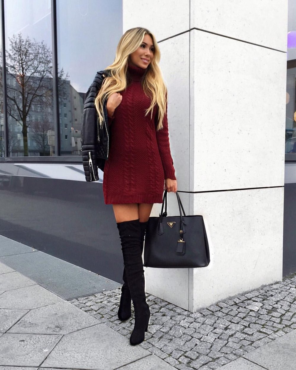 Стильные образы с ботфортами