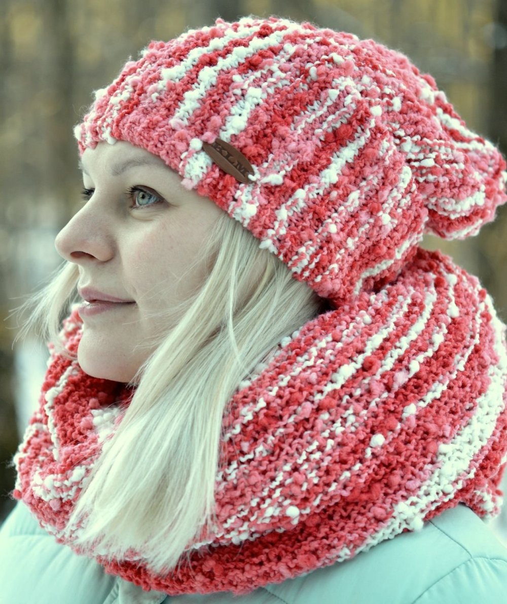 Разноцветный берет