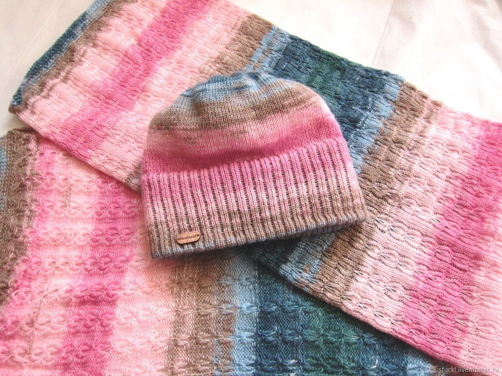 Шапка из Ализе ангора Голд