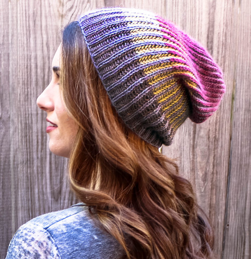 Шапка из YARNART Crazy Color