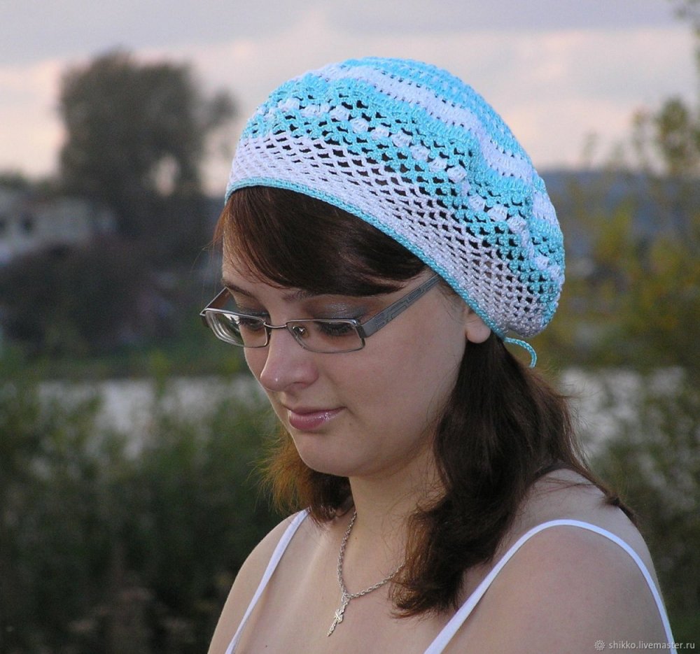 Шапка женская спицами