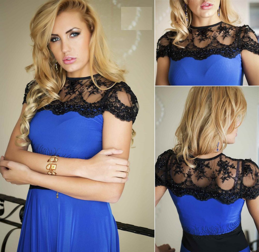 Бархатное платье с открытой спиной