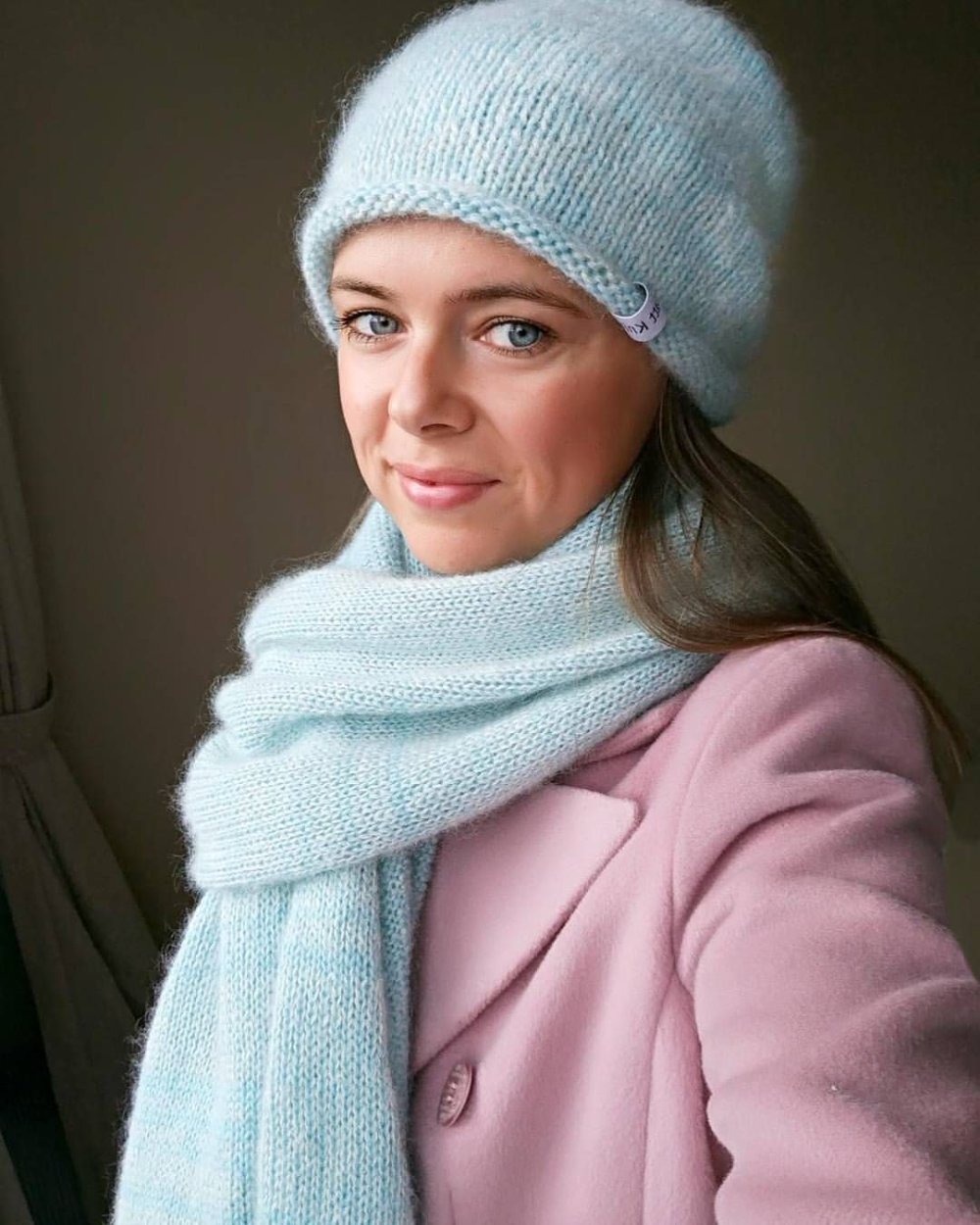 Модные шапочки из мохера