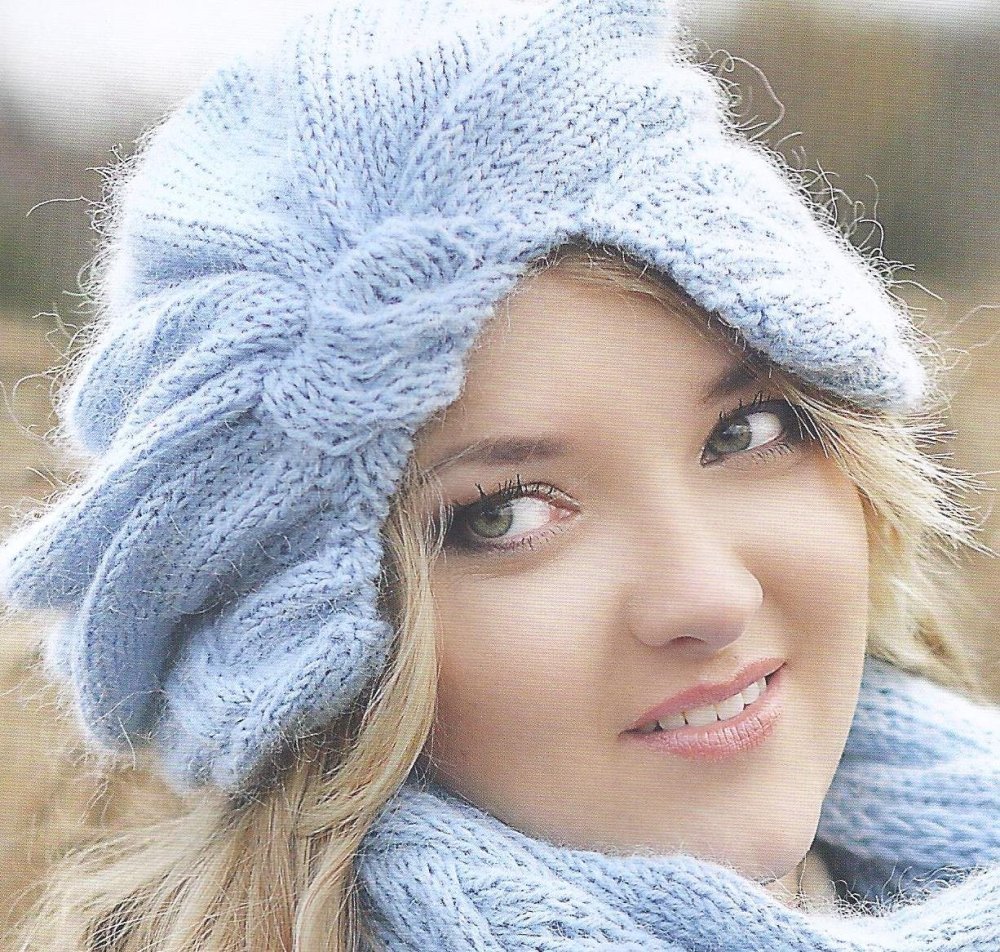 Шапка мохер Kiki крупной вязки wooly's