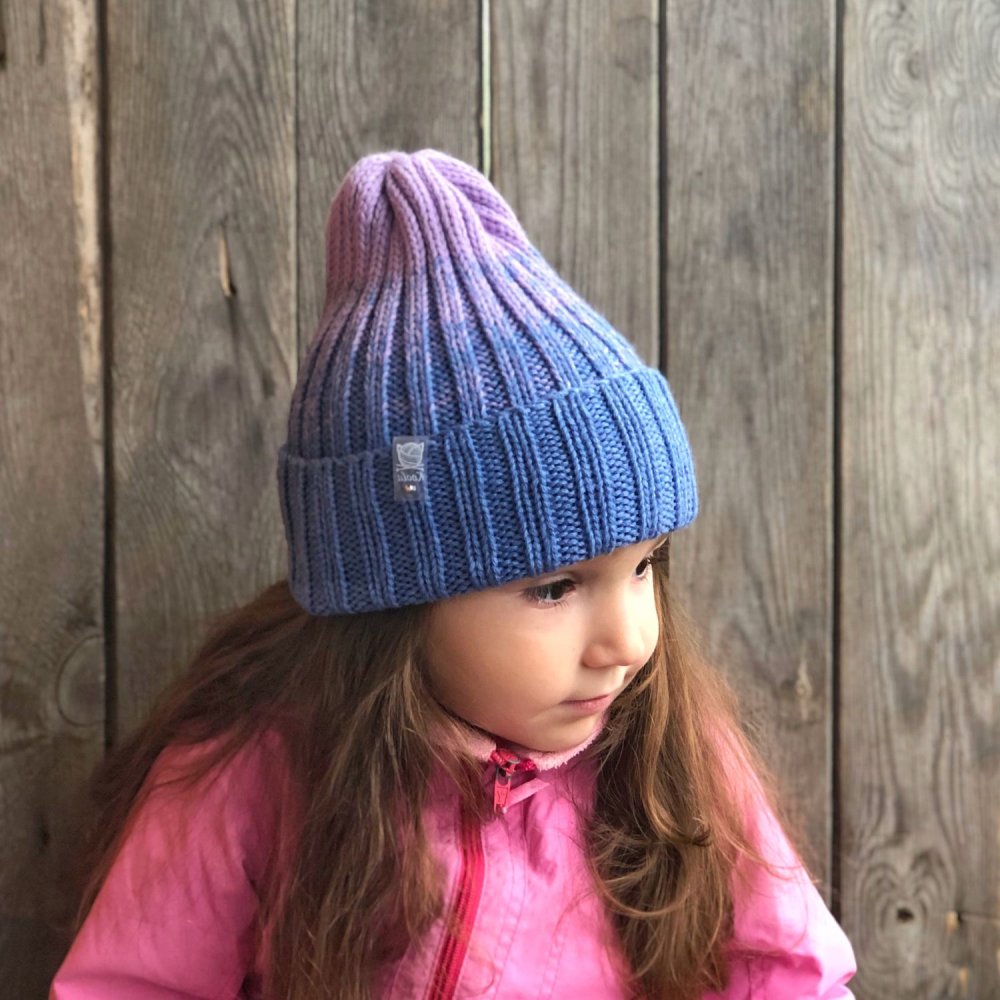 Шапка Тыковка резинкой 2х2