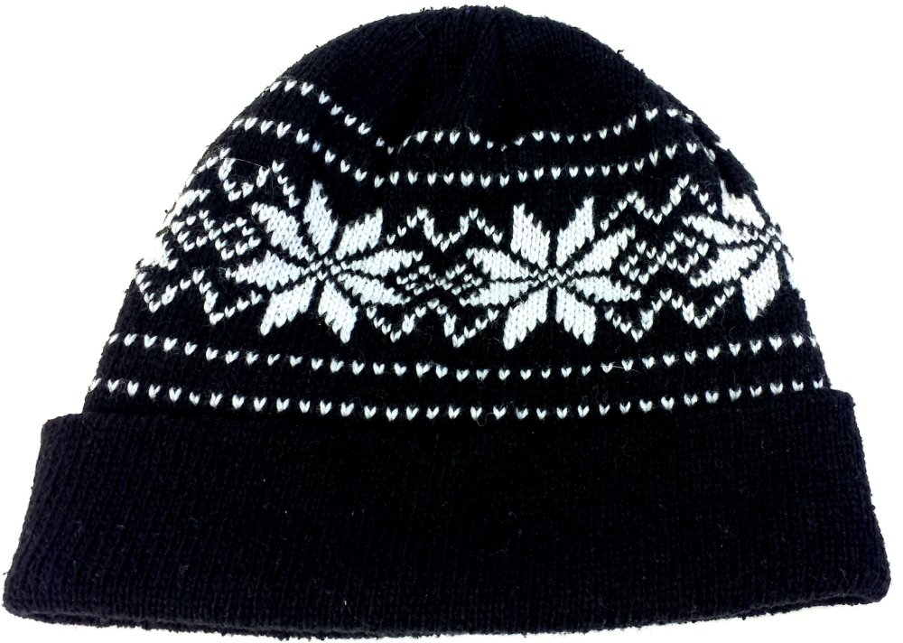 Шапка с норвежским узором