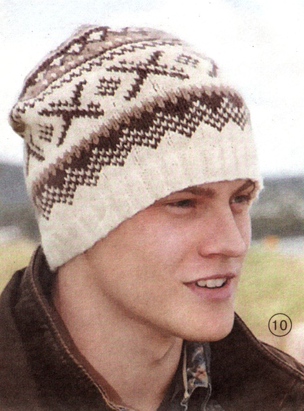 Шапка жаккард Дропс