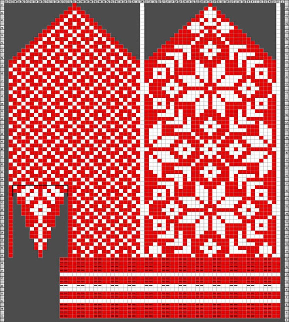 Варежки Северные узоры