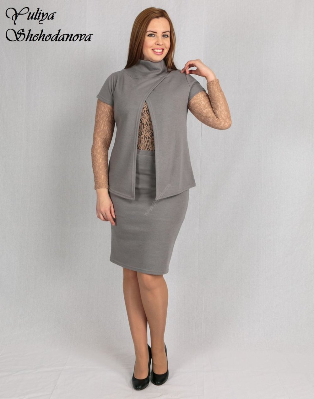 Филео жилет удлинённый