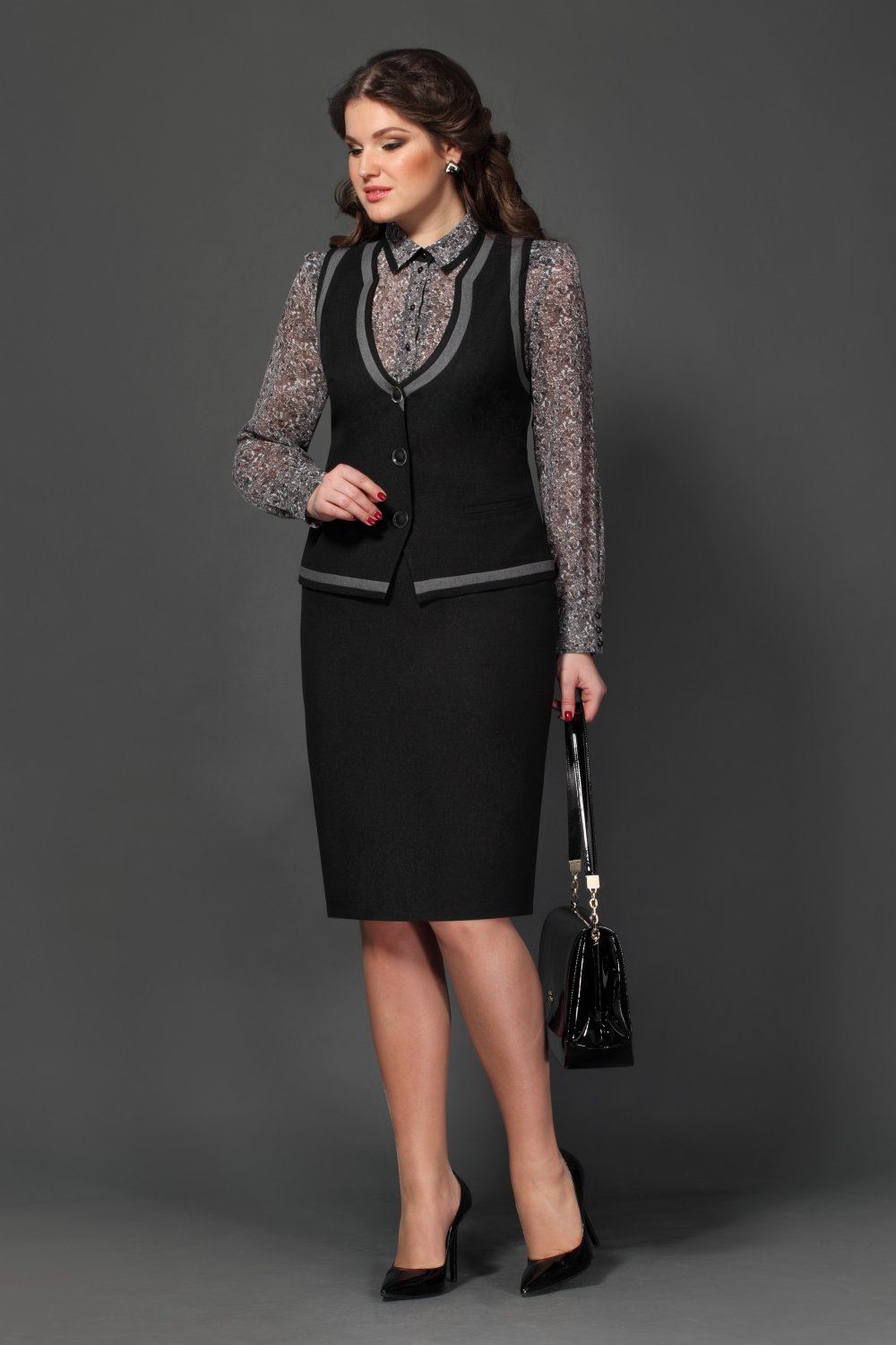 Фасон костюма для учителя