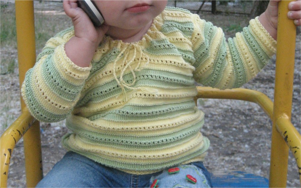 Теплый пуловер спицами для женщин