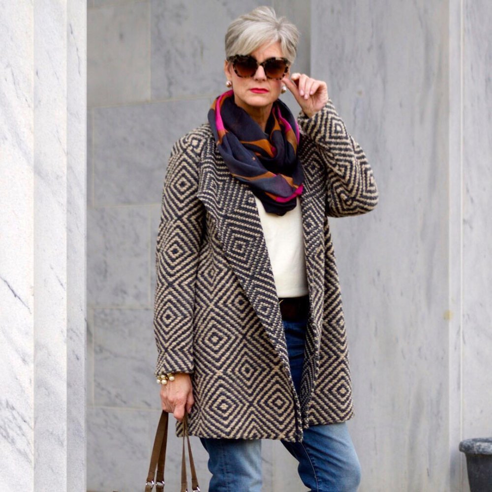 Уличная мода 50 летних женщин