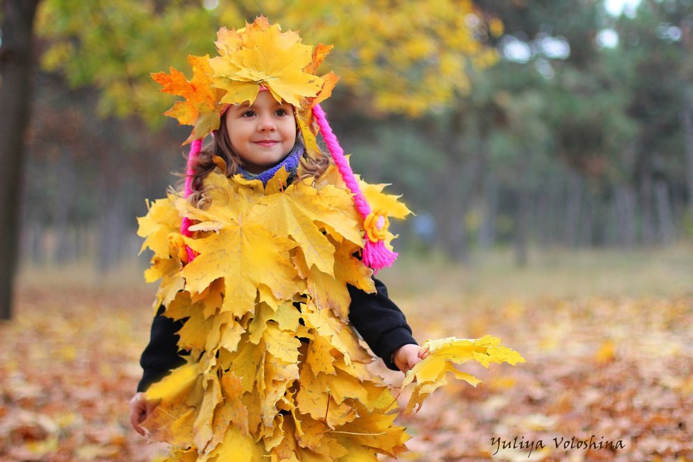 Костюм из природного материала