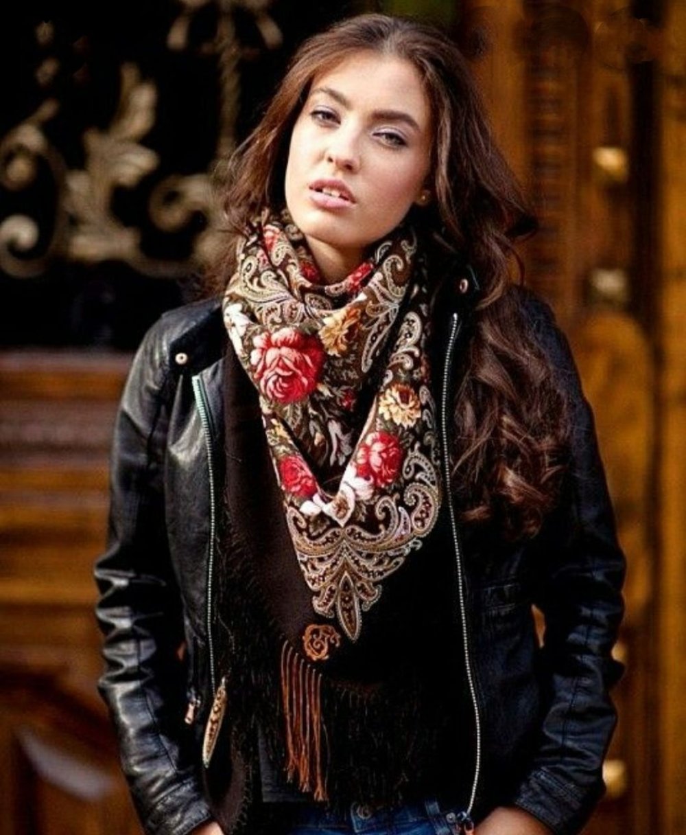 Куртка с шарфом