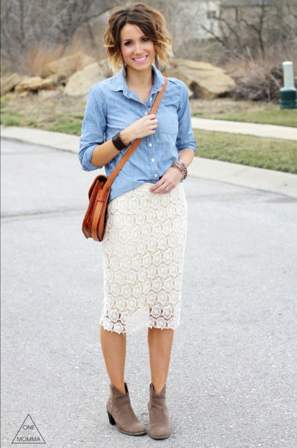 Zara Knit Ribbed Pencil skirt Grey