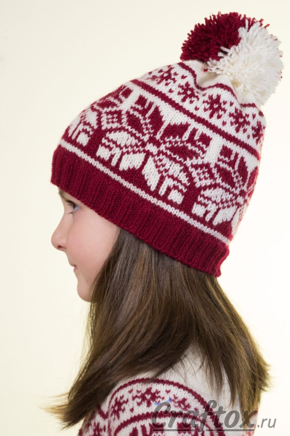 Жаккардовый узор для шапки