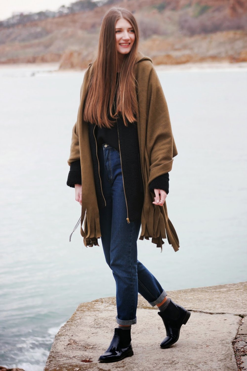 Джинсы мом под Челси