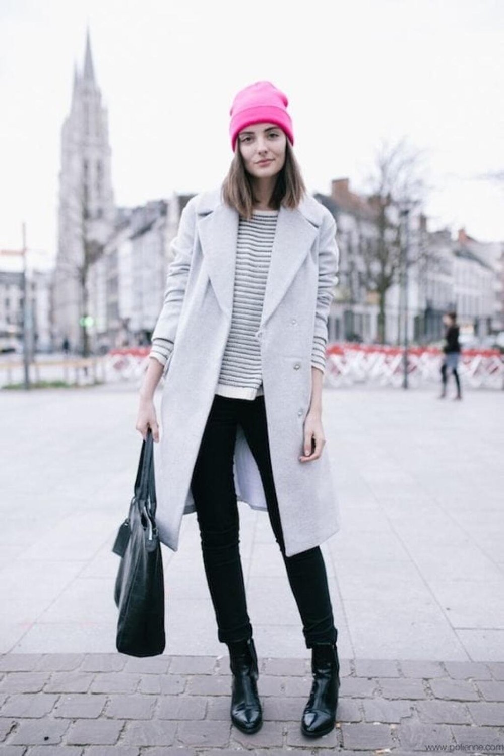 Шапка к длинному пальто