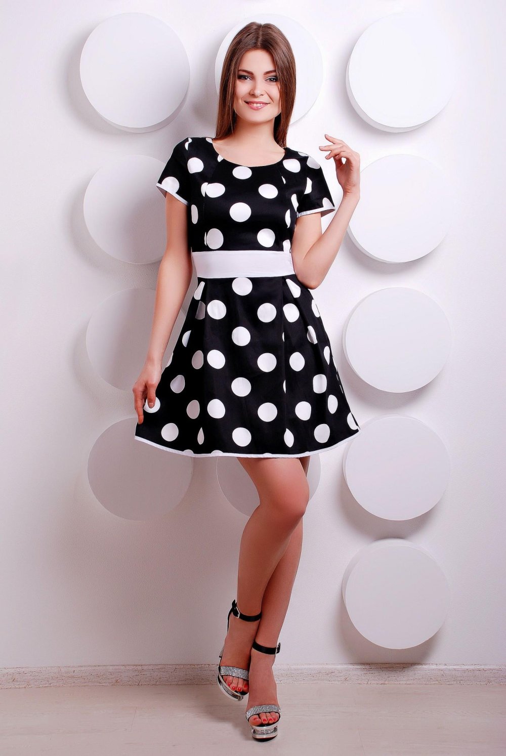 Платье горох