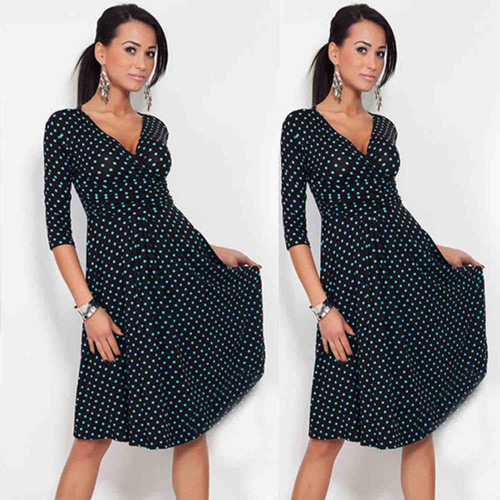 Платье в горошек